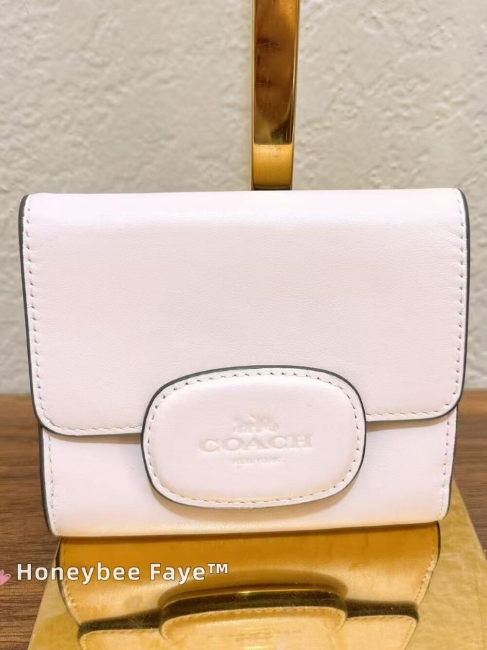 NWT Coach Eliza Small Wallet CT985 SV/Blush
